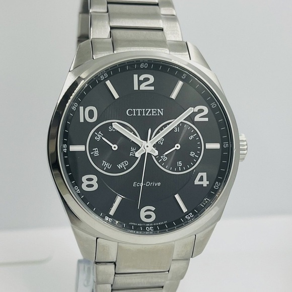 Citizen Eco-Drive Corso Stainless Steel Men's Watch AO9020-84E Brand New - Picture 4 of 9